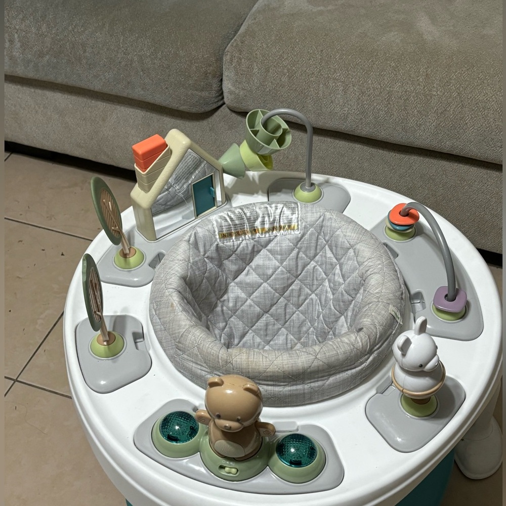 2-in-1 Baby Activity Center Jumper and Table with Infant Toys Ages 6 Months plus